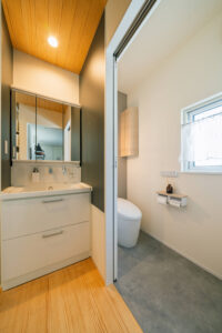 動線上の水廻り